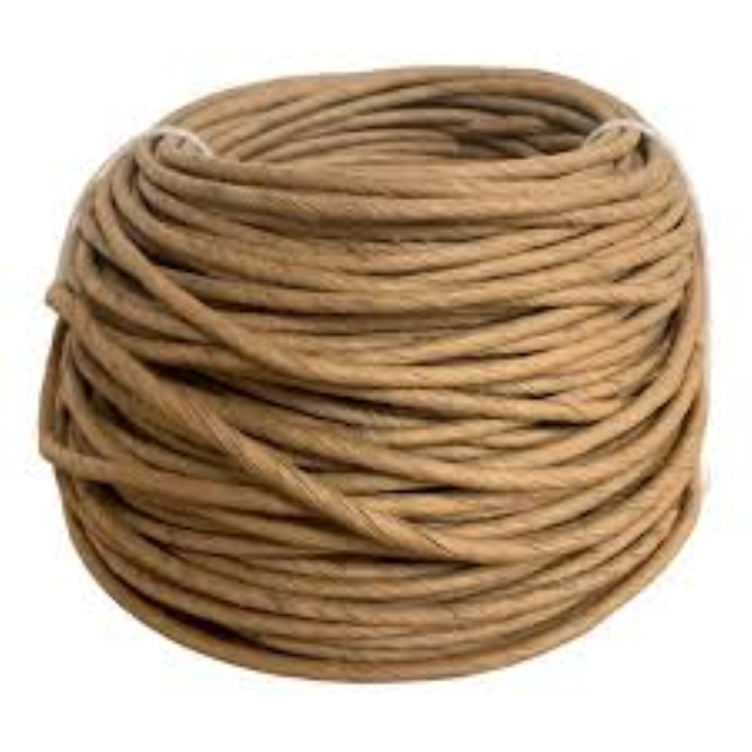 PAPER CHRISTMAS ROPE BROWN 20M